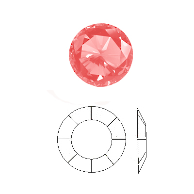 Original Swarovski Steine, Light Rose. SS 3